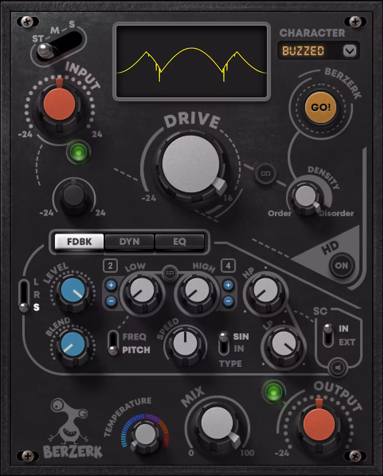 berzerk distortion
